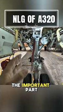 why is NLG on A320 tilted?