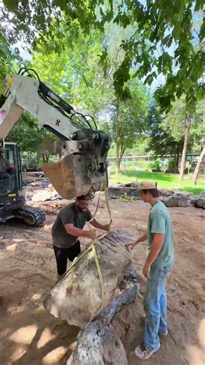 Stonework for Pond Section of New Stream 🪨🔥
