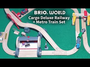 NEW Track! Featuring Cargo Deluxe & Metro BRIO Train Sets