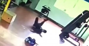 Spooky video showing man being dragged across gym floor by ‘invisible force’ gets 12 million views