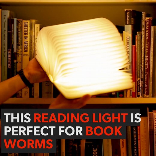 Know any bookworms who would love this? 🙌 Get yours here: http://bit.ly/LEDBookLampLight | The Hook