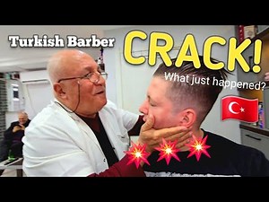 💈TURKISH BARBER SURPRISE 😮 (Perfect SHAVE, CRACK & MASSAGE Unintentional ASMR) Istanbul 🇹🇷