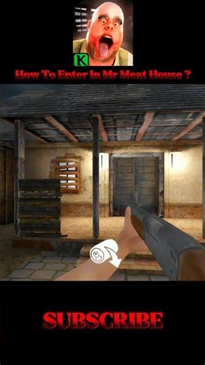 How To Enter In Mr Meat House 🤔🔥 #shorts #mrmeat #horrorgame