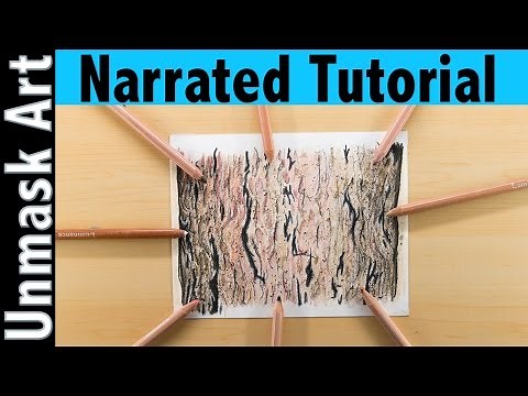 How to Color Tree Bark Texture | Narrated Tutorial
