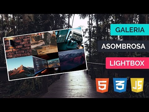 Como Hacer una Galeria de Imagenes | HTML CSS & Lightbox JS