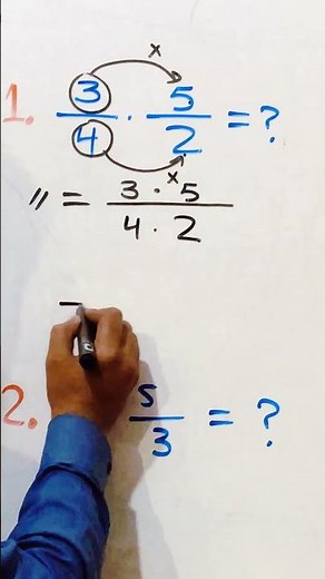 Multiply Fractions Without Getting Confused part 1 #math #maths #shorts