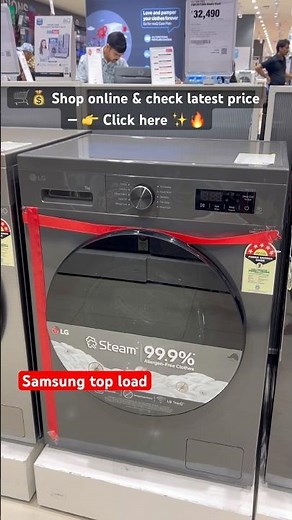 New LG and Samsung front load washing machine prices
