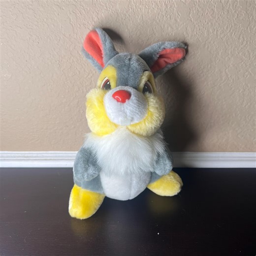 Vintage Thumper Plush Disney Bambi Rabbit 1980s Disneyland Walt Disney World Toy - Etsy
