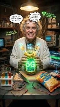 🍍 The Edible Wi-Fi Router 🍍 (Pineapple = 5G, Durian = Very Slow!)