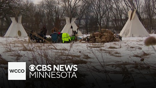 Native activists set up prayer camp outside Minneapolis ICE detention center