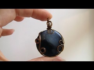 Beginner Wire Wrap Tutorial Coin Bead and Artistic Wire