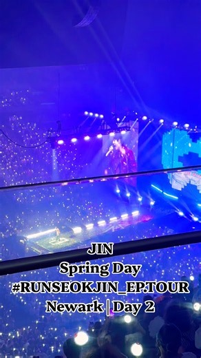 Jin 소년단 • Spring Day 봄날 | RUNSEOKJIN_EP.TOUR: Newark Day 2