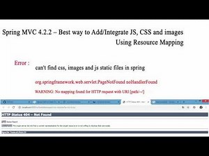 Spring MVC 4.2.2 – Best way to Add/Integrate JS, CSS and images into JSP