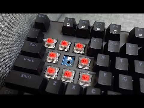 How to Replace Key Switches on Hotswappable Mechanical Keyboard (Quick & Easy - Tecware Phantom)