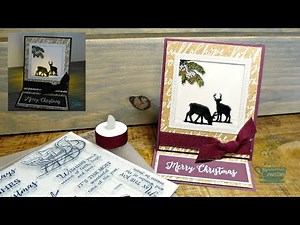Create a Christmas Tea Light Easel Card