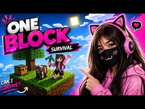 One Block Survival Minecraft Live 😮 #minecraft #shorts #ytshorts #youtubelive #trending #shortslive