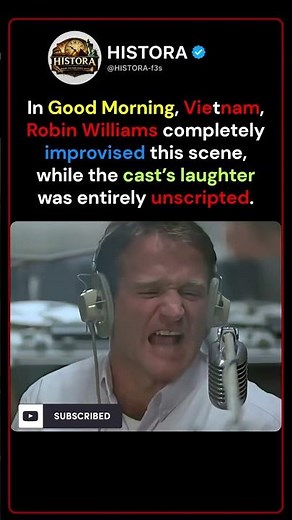Robin Williams Went Off Script in Good Morning Vietnam 🎙️😂