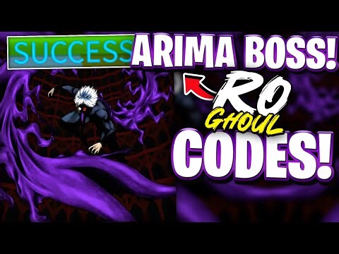 🔥*NEW BOSS* NEW ARIMA UPDATE CODES FOR RO GHOUL | ROBLOX RO GHOUL CODES