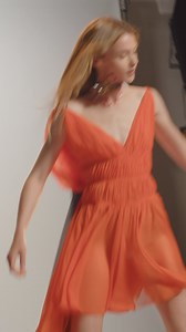 Behind the scene of the Alberta Ferretti Spring Summer 2025 Fashion Show. | Alberta Ferretti