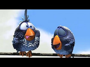 Drôles d'oiseaux sur une ligne à haute tension - Pixar (2000) - For the Birds