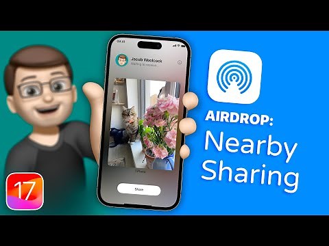 How to use the New AirDrop Nearby Sharing Mode on iOS 17