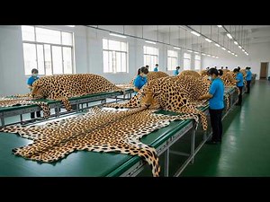 Inside a Million-Dollar Leopard Leather Factory: From Farm to Luxury Handbag (Full Process)