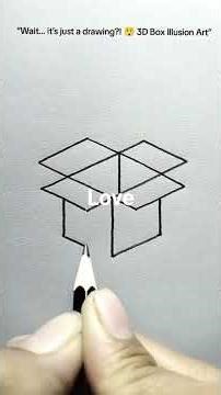 3D box illusion arts😊