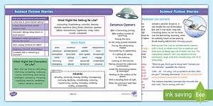 KS2 Writing: Science Fiction Stories Knowledge Organiser