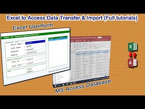 Excel to Microsoft Access database, Excel Data Entry with MS Access Database