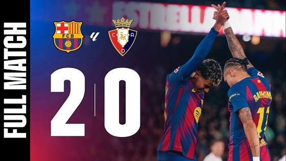 FULL MATCH | FC BARCELONA 2 vs 0 OSASUNA | LALIGA 2025/26 MD16 🔵🔴