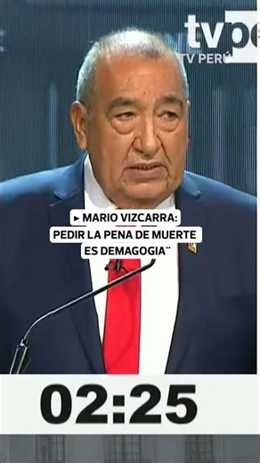 MARIO VIZCARRA: "ASKING FOR THE DEATH PENALTY IS DEMAGOGUERY" | PRESIDENTIAL DEBATE 2026