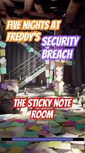 Five Nights At Freddy's : Security Breach : The Sticky Note Room #fnaf