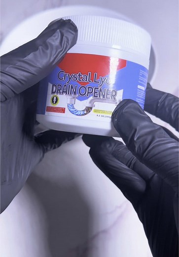 Crystal Lye Drain Opener: Magic for Clogged Drains