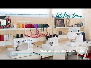 ♡ ATELIER TOUR : Visite de mon atelier couture & DIY ♡