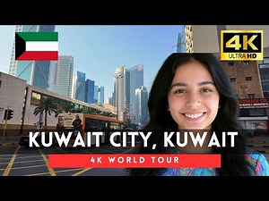 Kuwait walking tour - 3 hours Kuwait City downtown walk 4k 60fps