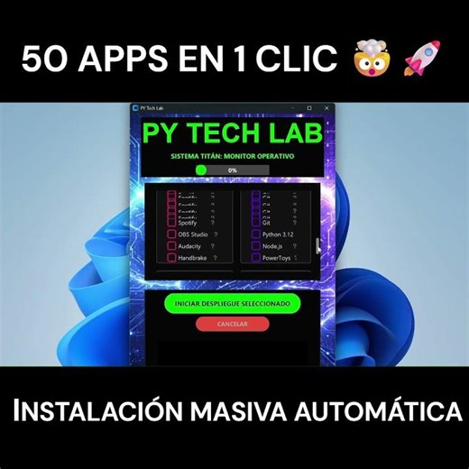 Tu PC se configura SOLA con esto 🤖🔥#pytechlab #windows #python