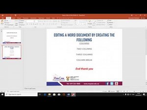 Computer Practice N4 - (Basic editing of a Word Document - Part 10) - Mr. M.H. Mahlalela