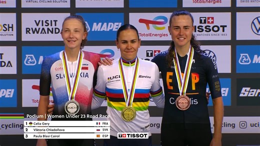 Women Under 23 Road Race highlights 🎬 📍 2025 UCI Road World Championships in Kigali, Rwanda. #Kigali2025 | Tissot | UCI