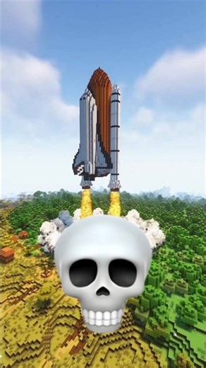 SPACESHIP BUILD TUTORIAL IN MINECRAFT #minecraft #minecraftrealistic #gaming #minecraftbeauty