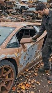Abandoned Lamborghini Aventador Restoration — Bringing a Junkyard Supercar Back to Life