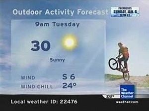 TWC - Local Forecast, Christmas Eve 2007