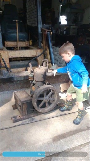 Sunday morning shop inspection goes sideways fast 😂 I just unloaded a Cushman binder engine and my little helper had to investigate. One finger down the exhaust later… boom — soot, oil, and instant trouble with mommy. Lesson learned: Always wear shop clothes. #CrankinCramers #ShopKids #EngineLife #VintageEngines #SundayMorning #dadlife #OldIron #MomIsGonnaBeMad 😅 | Crankin’ Cramer’s