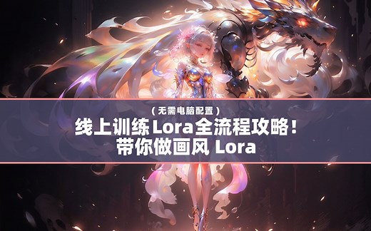 线上训练Lora全流程攻略！带你做画风Lora