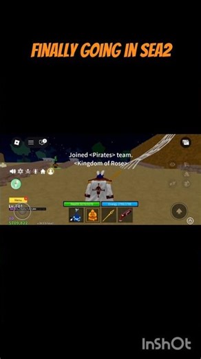Finally going in sea 2 |how to go in sea 2 | #roblox #sea2 #bloxfruits #Aaryagamerz