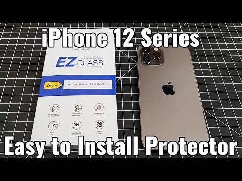 Whitestone Dome Glass iPhone 12 Pro Max Screen Protector Install