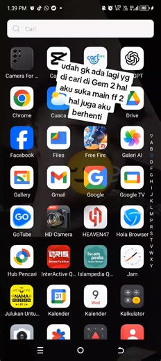 2 hal aku suka main ff 2 hal juga aku berhenti main ff #fypepep