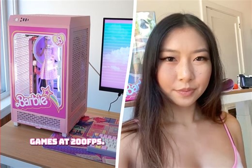 Woman Spends Over £2000 to Make BARBIE PC BUILD