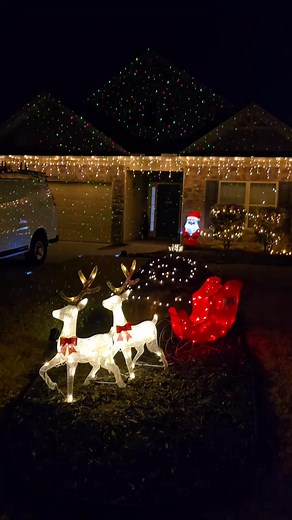 Create a magical holiday display with Kosmos Bay’s 3-Piece Lighted Reindeer & Sleigh Set. Beautifully crafted with shimmering lights and festive red bows—this stunning décor piece brings classic Christmas charm to any yard or home. #KosmosBay #HolidayDecor #ChristmasDecor #ReindeerSet #LightedReindeer #SleighDecor #OutdoorChristmasDecor #WinterWonderland #FestiveLights #HolidayDisplay #ChristmasInspiration #HomeDecor #HolidayVibes #Christmas2024 #YardDecor | KosmosBay