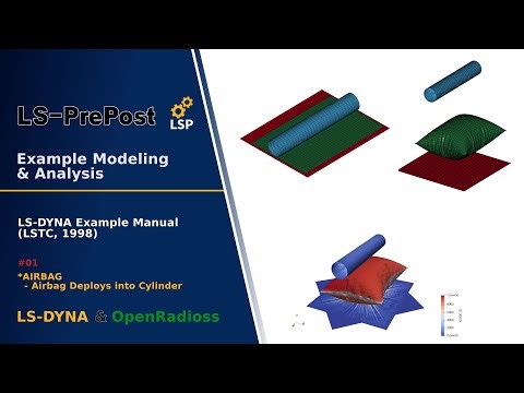 LS-DYNA EXAMPLES MANUAL(Airbag Deploys into Cylinder)