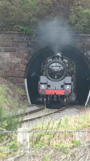 Severn Valley Railway | 75069 Bewdley Tunnel | #steam #train #railway #shorts